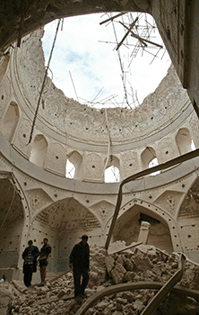 mosque damage