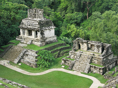 Palenque Mayans ruins 