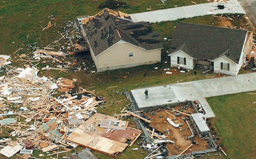 tornado damage