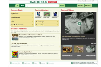 World Book Discover screenshot