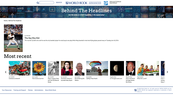 behind the headlines article