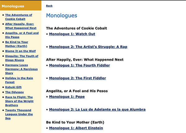 monologues