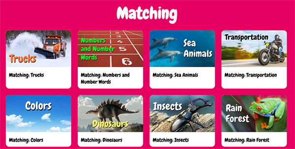 matching games