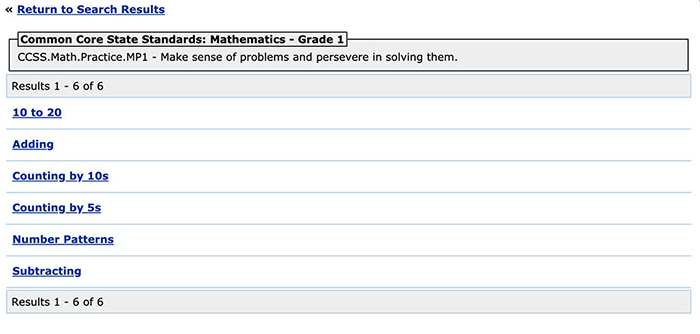 correlating materials list