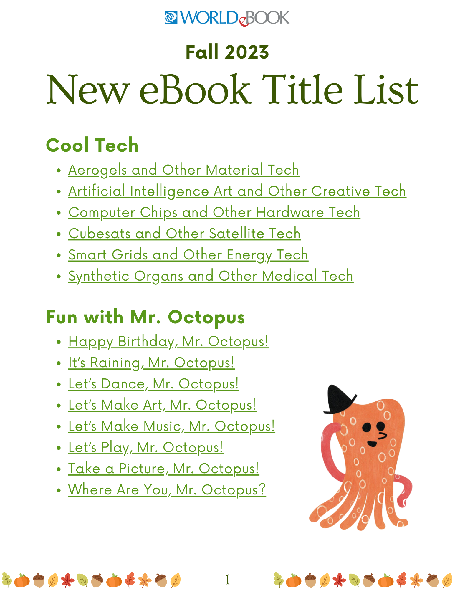 title list for Curiosity Encyclopedia, Norrie Explores, and Where in the World Can I...