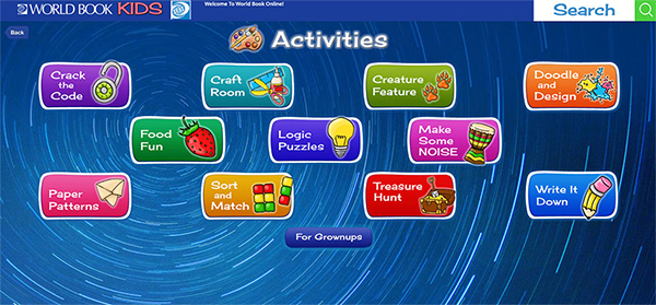 activities categories