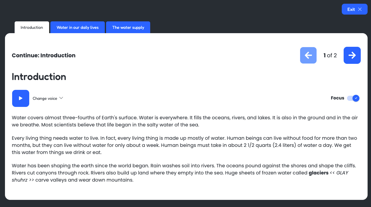 more information tab