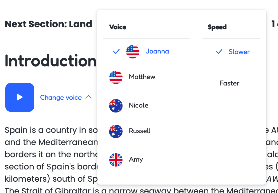 read aloud icon
