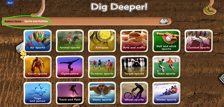 dig in feature