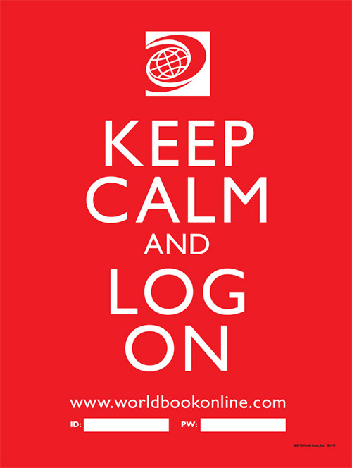 Keep Calm and Log On Poster