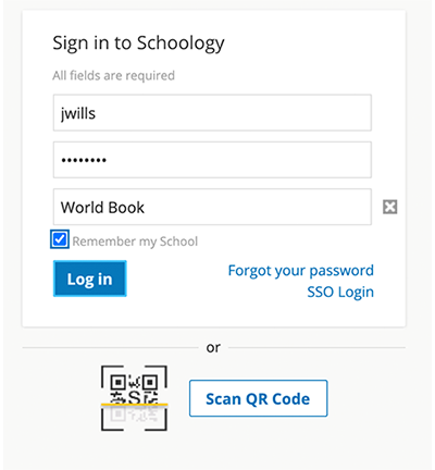 schoology login